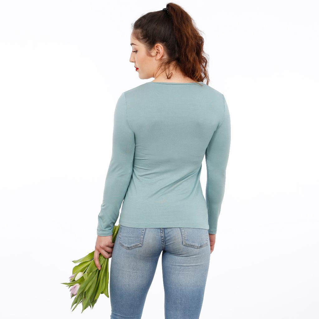 Papierschnittmuster Langarmshirt Frau Liese XS-XXL